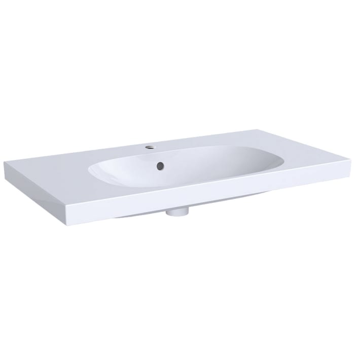 Geberit Acanto Waschtisch mit Ablagefläche 90 x 48,2 cm