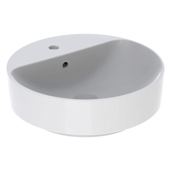 Geberit VariForm Aufsatzwaschtisch, rund, mit Überlauf