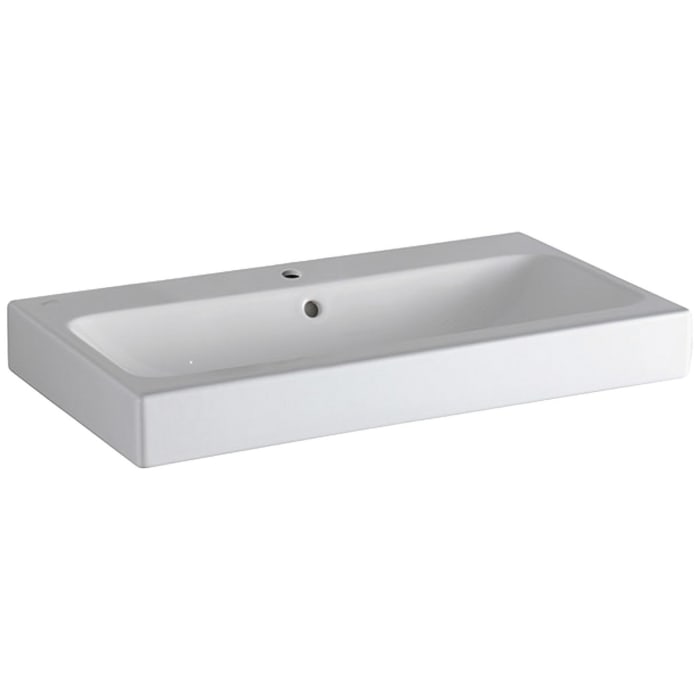 Geberit iCon Aufsatzwaschtisch 75 cm mit Hahnloch