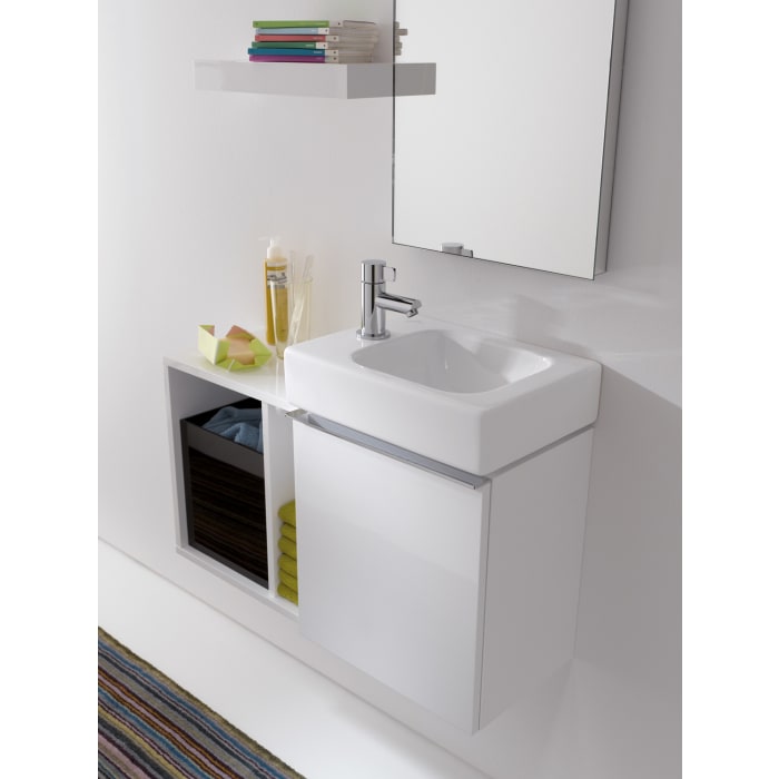 Geberit iCon Handwaschbecken 38 cm mit Hahnloch links