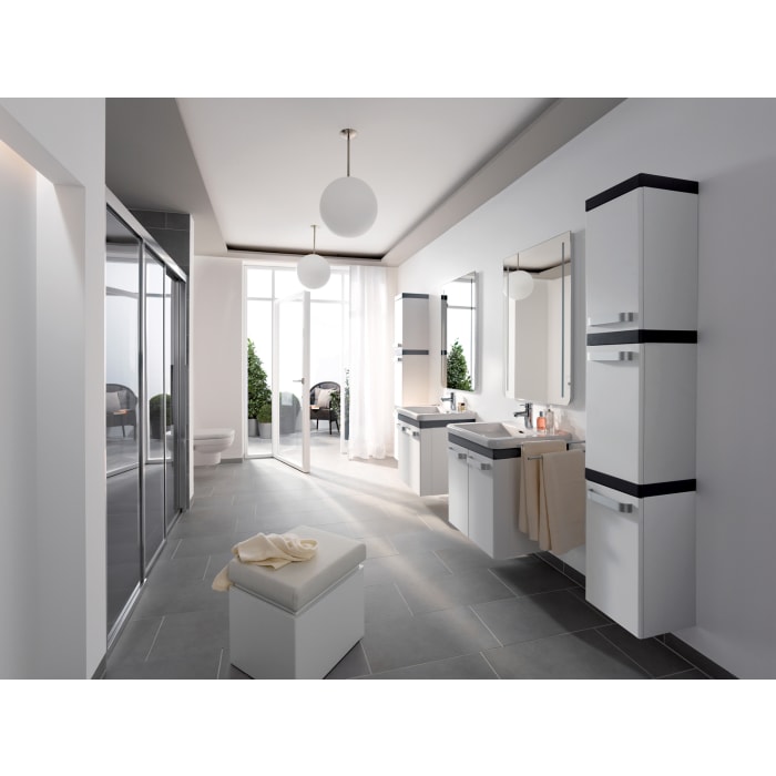 Geberit Renova Comfort Square Waschtisch 55 cm, barrierefrei