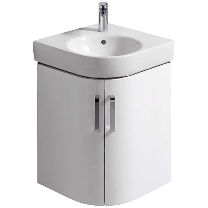 Geberit Renova Compact Eckwaschtisch-Unterschrank 69 cm