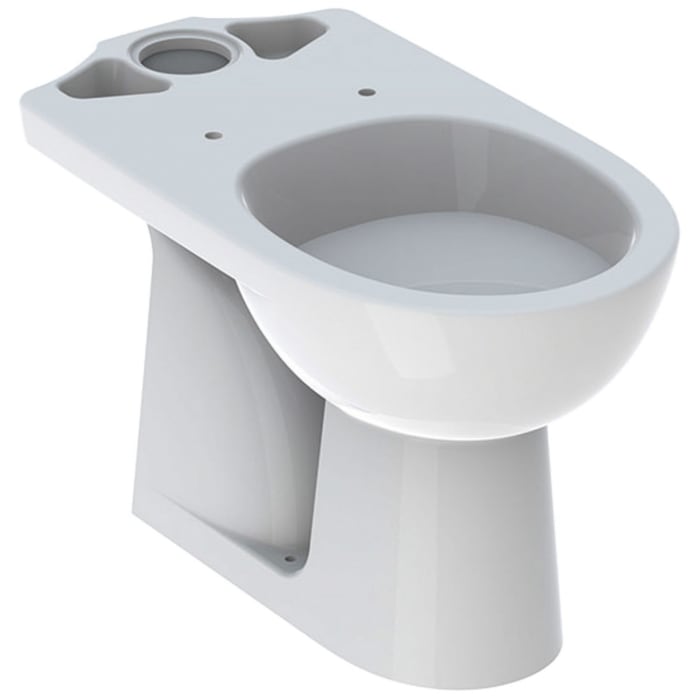 Geberit Renova Stand-WC für AP-Spülkasten aufgesetzt, Abgang vertikal