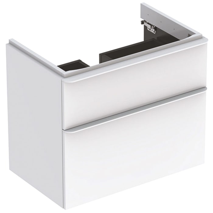 Geberit Smyle Square Waschtischunterschrank 73,4 cm, zwei Schubladen