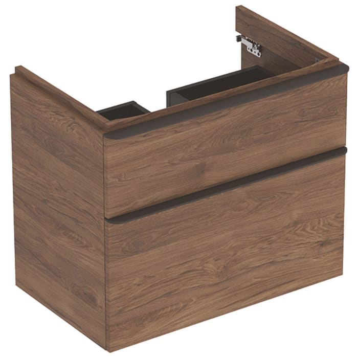 Geberit Smyle Square Waschtischunterschrank 73,4 cm, zwei Schubladen