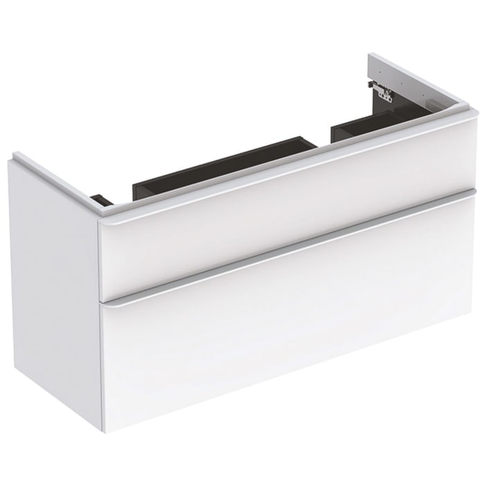 Geberit Smyle Square Waschtischunterschrank 118,4 cm für Doppelwaschtisch