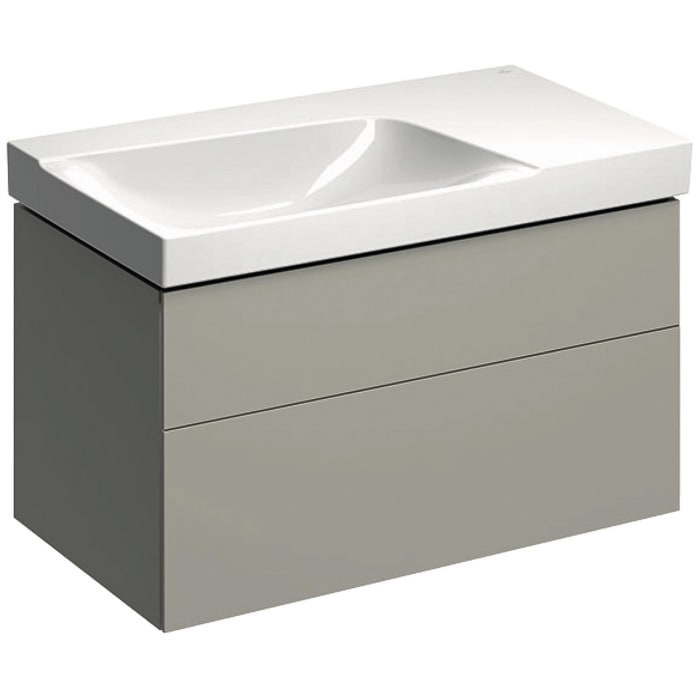 Geberit Xeno² Unterschrank für Waschtisch mit Ablagefläche, mit zwei Schubladen