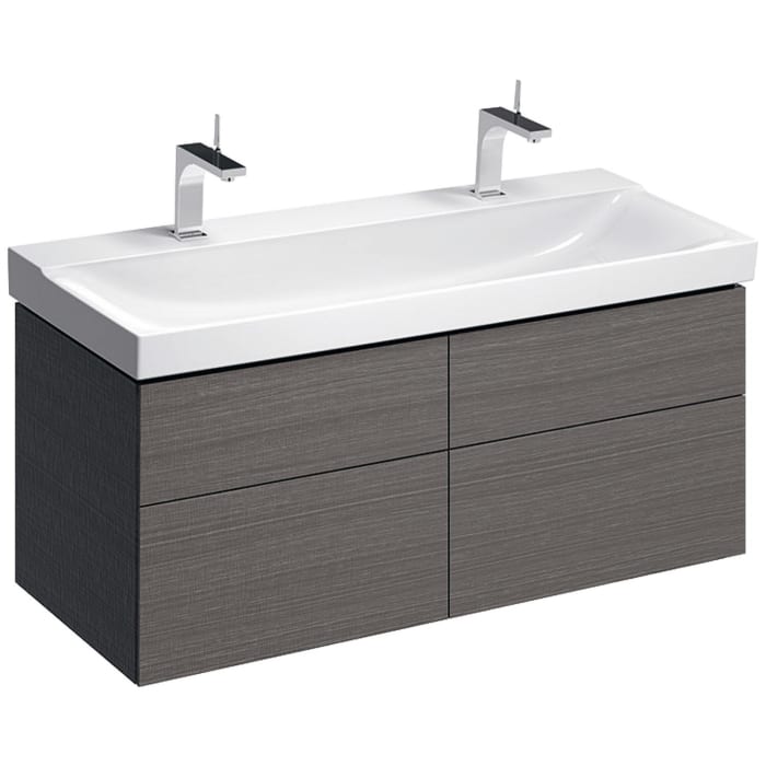 Geberit Xeno² Unterschrank für Waschtisch mit Breite ab 120 cm, mit vier Schubladen