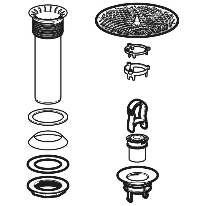 Geberit Ablaufgarnitur für Hybridurinale Set