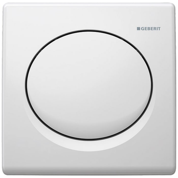 Geberit Basic Urinalsteuerung mit pneumatischer Spülauslösung, Betätigung aus Kunststoff