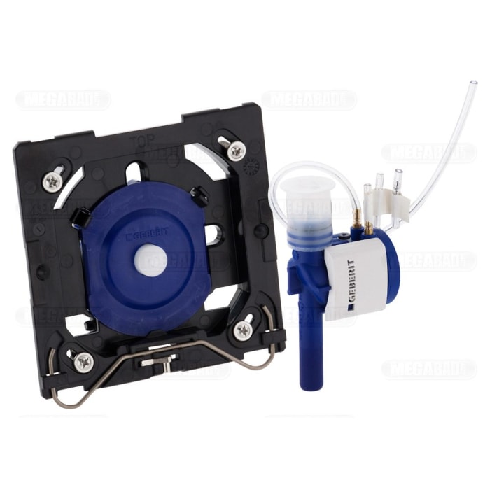 Geberit Urinalsteuerung mit pneumatischer Spülauslösung, Typ 10 Betätigungsplatte