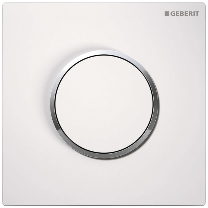 Geberit Urinalsteuerung mit pneumatischer Spülauslösung, Typ 10 Betätigungsplatte