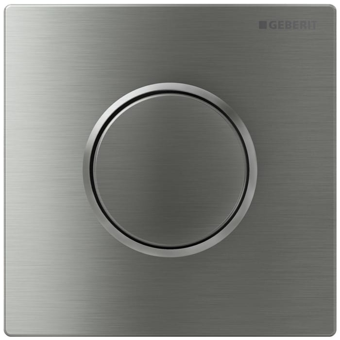 Geberit Urinalsteuerung mit pneumatischer Spülauslösung, Typ 10 Betätigungsplatte