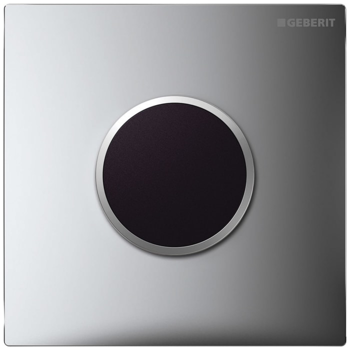 Geberit Urinalsteuerung mit elektronischer Spülauslösung, Netzbetrieb, Typ 10 Abdeckplatte