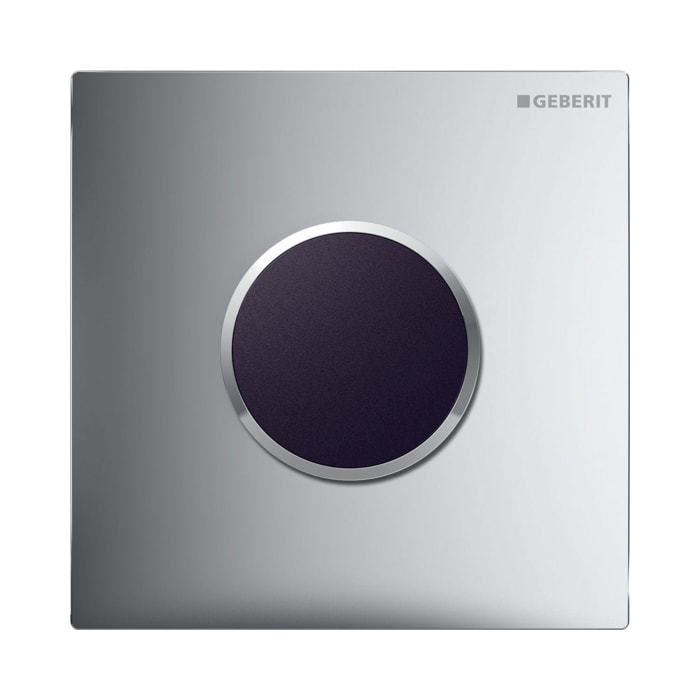 Geberit Urinalsteuerung mit elektronischer Spülauslösung, Netzbetrieb, Typ 10 Abdeckplatte