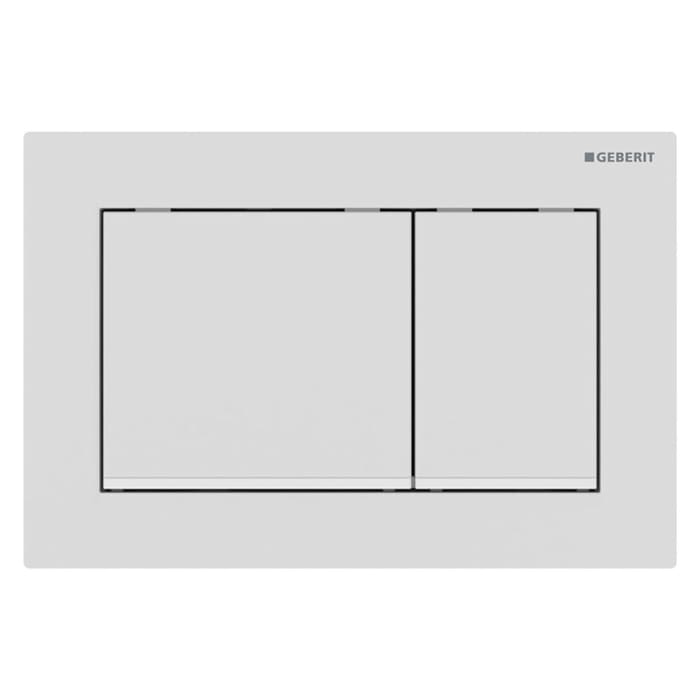 Geberit Omega 20 square Betätigungsplatte für 2-Mengen-Spülung