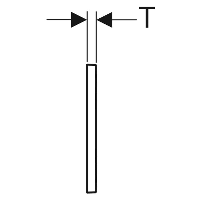 Geberit Omega 20 square Betätigungsplatte für 2-Mengen-Spülung