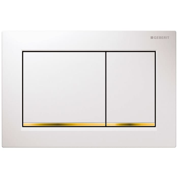 Geberit Omega 20 square Betätigungsplatte für 2-Mengen-Spülung