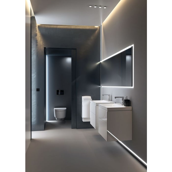 Geberit Betätigungsplatte Sigma80 berührungslos, WC-Steuerung mit elektronischer Spülauslösung