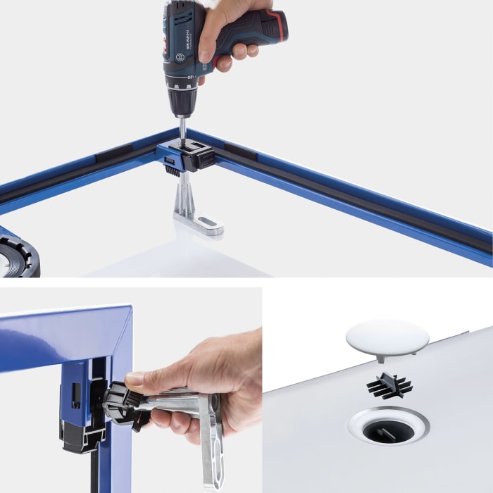 Geberit Setaplano Duschfläche 100 x 90 cm