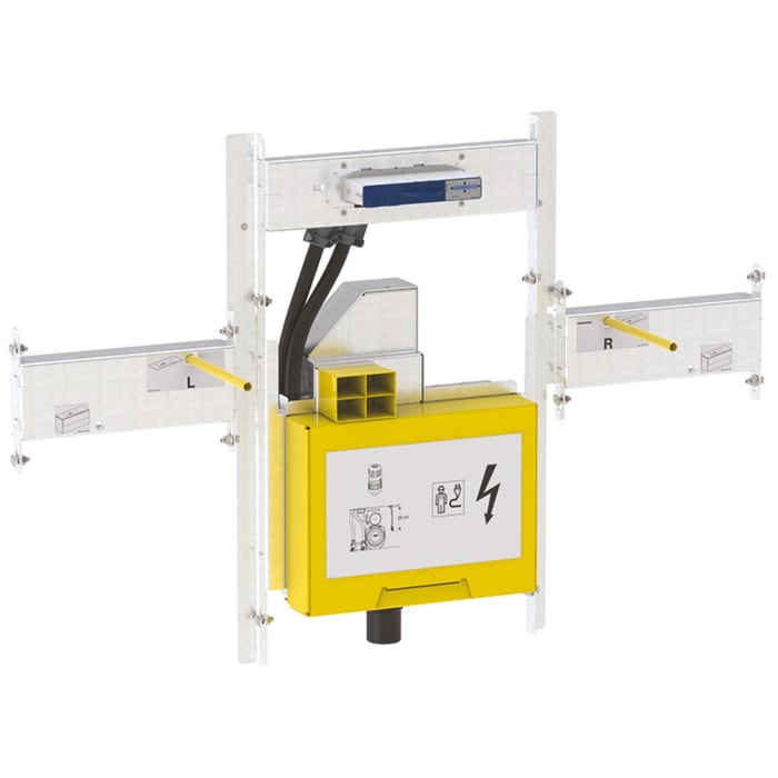 Geberit GIS Set für ONE Waschtisch und für ONE Wandarmatur, mit UP-Drehgeruchsverschluss, Breite Waschtisch 105 cm