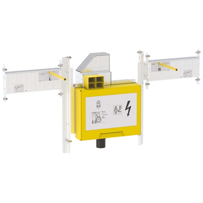 Geberit GIS Set für ONE Waschtisch mit UP-Drehgeruchsverschluss, Breite Waschtisch 75 cm