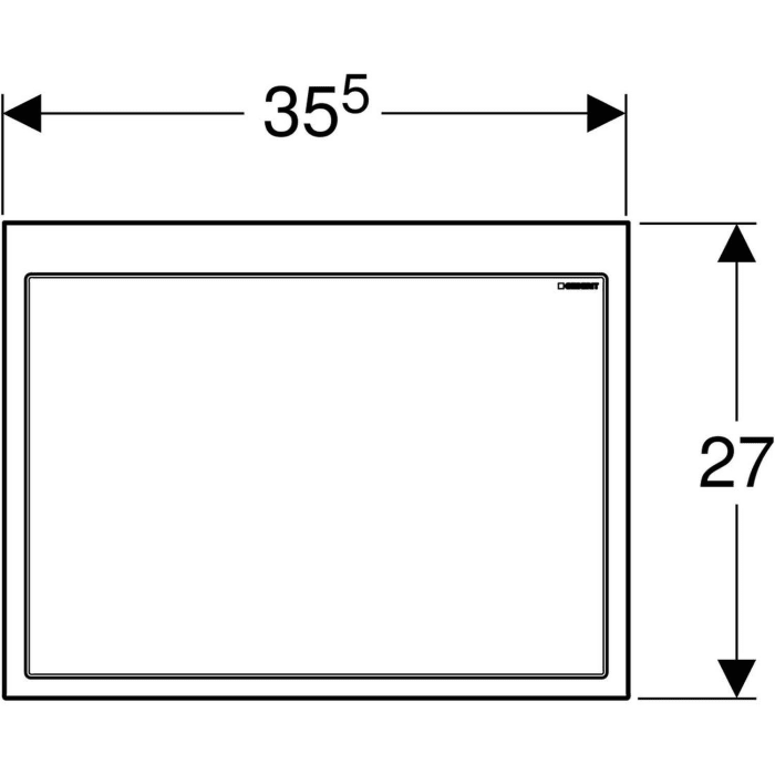 Geberit GIS Fertigbauset für ONE Waschtisch schwebendes Design