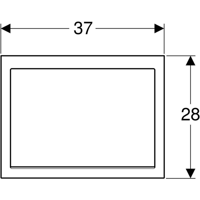 Geberit GIS Fertigbaurahmen für ONE Waschtisch schwebendes Design