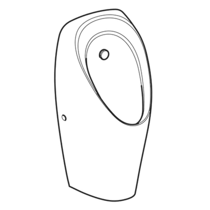 Geberit Urinal Tamina für Unterputz-Steuerung