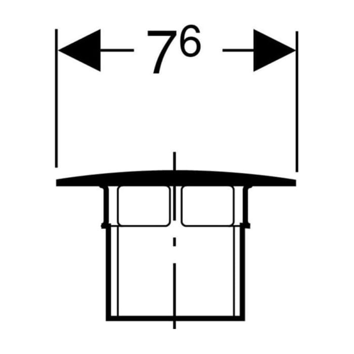 Geberit Ventilabdeckung Clou