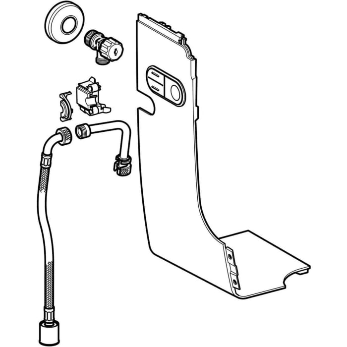 Geberit Wasseranschlussset AquaClean Mera konventionell