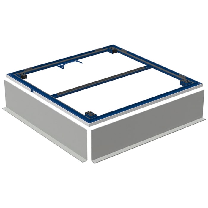 Geberit Installationsrahmen für Setaplano Duschwanne 90 x 90 cm, für 4 Füße