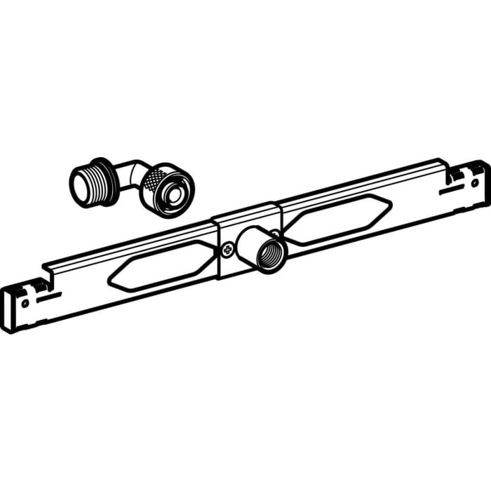 Geberit Zulauftraverse für Urinal mit Sprühkopf