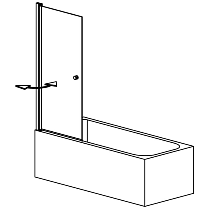 GEO maw flex Badewannenaufsatz 1-tlg., 75 cm