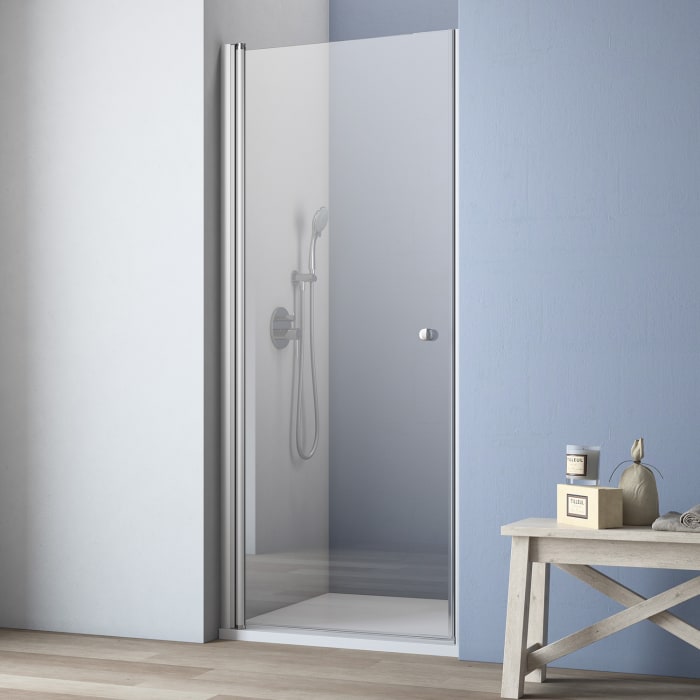 GEO maw flex Drehtür mit Knopfgriff für Nische, 100 cm