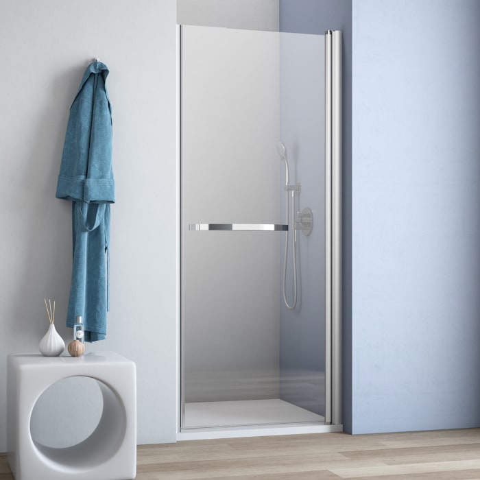 GEO maw flex Drehtür mit Bogengriff für Nische, bis 120 cm - Sondermaß