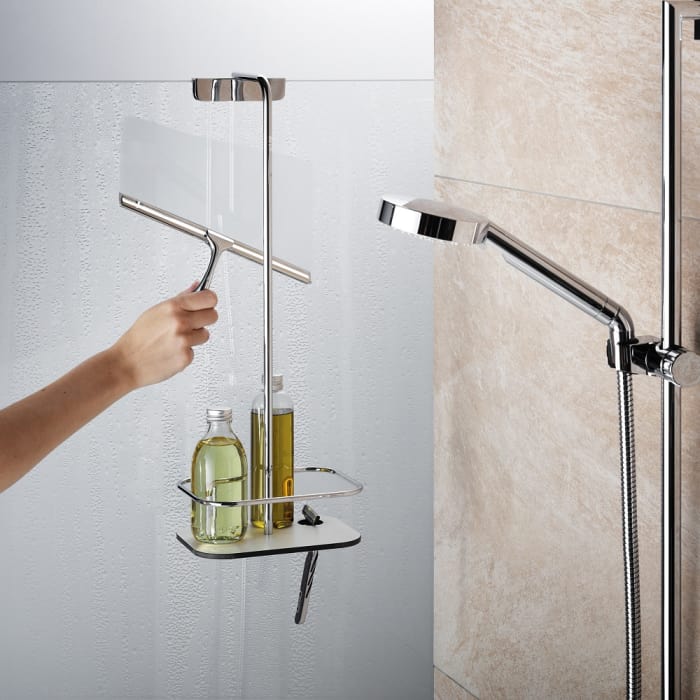 Giese Vipa Duschkorb mit Halter für Rasierer, für Glaswand bis 9 mm