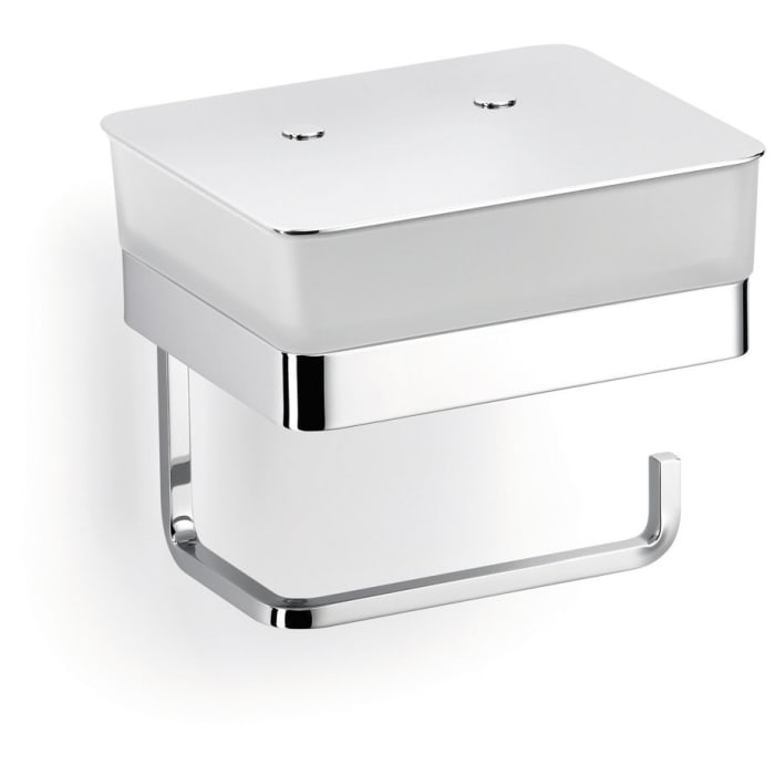 Giese gifix tono Glasbehälter für Feuchtpapier mit Papierhalter