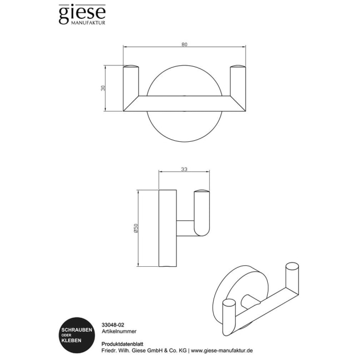 Giese gifix uno Doppelhaken