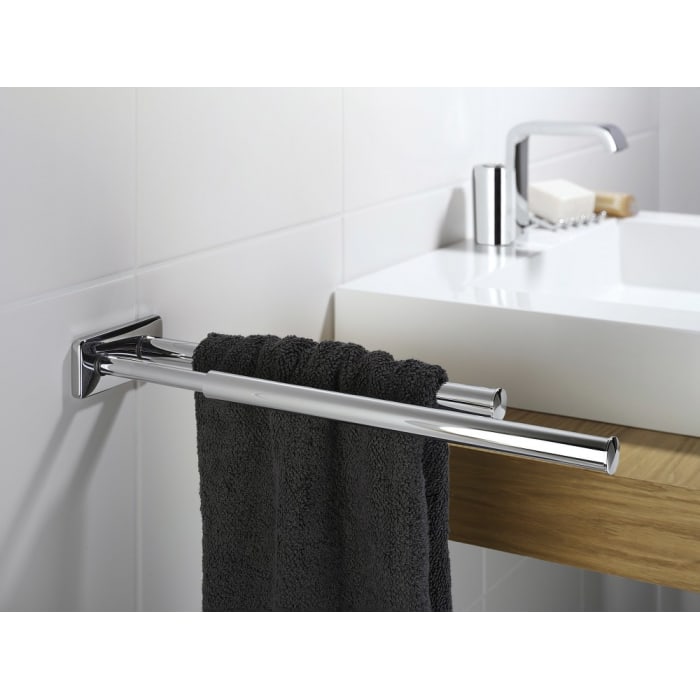Giese Handtuchhalter doppelt 32,5 cm, ausziehbar