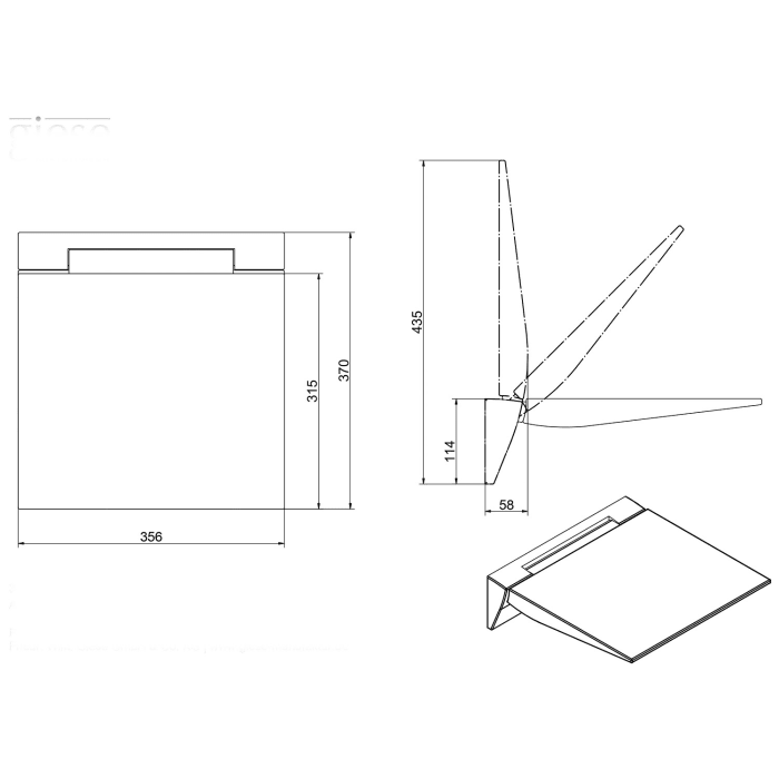 Giese Care Duschklappsitz