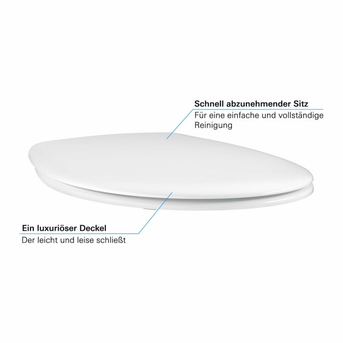 GROHE Bau Keramik WC-Sitz mit Absenkautomatik