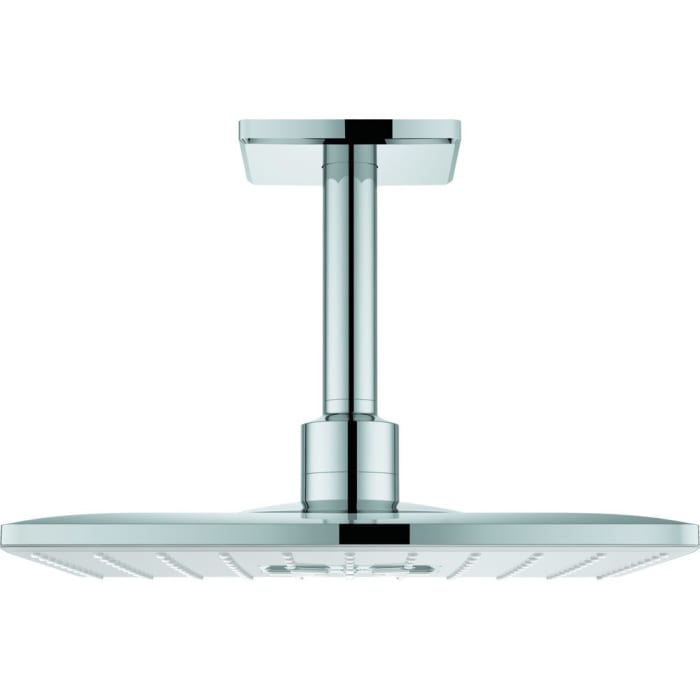 GROHE Rainshower SmartActive 310 Cube Kopfbrauseset mit 2 Strahlarten und Deckenanschluss