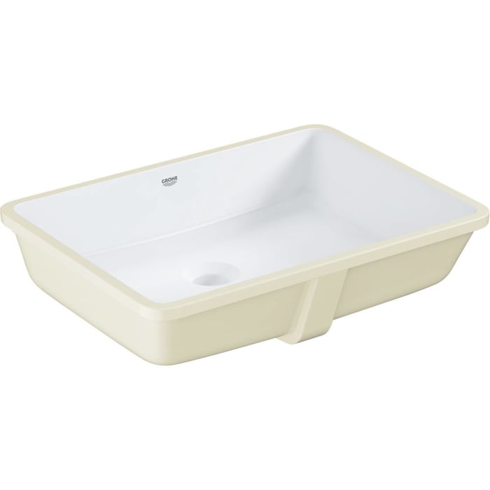 GROHE Cube Keramik Einbauwaschtisch von unten 50 cm