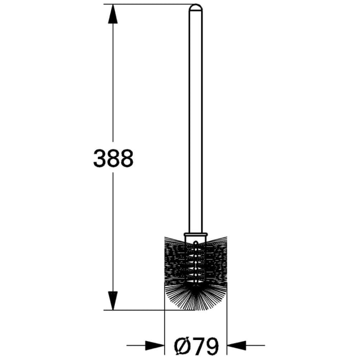 GROHE Ersatzbürste für Bürstengarnitur