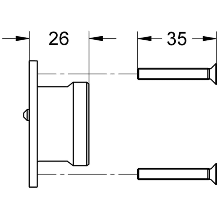 GROHE Verlängerung für Unterputz Universal-Einbaukörper