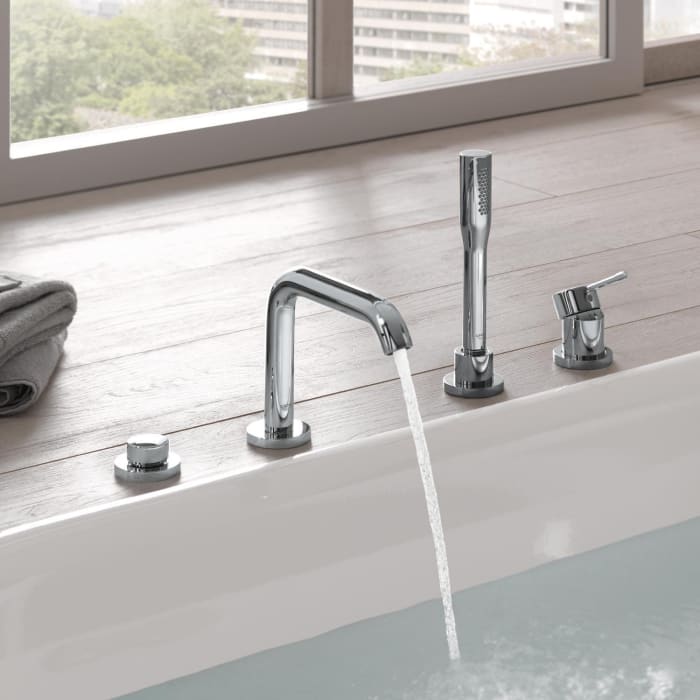GROHE Essence New 4-Loch Einhand Wannenkombination