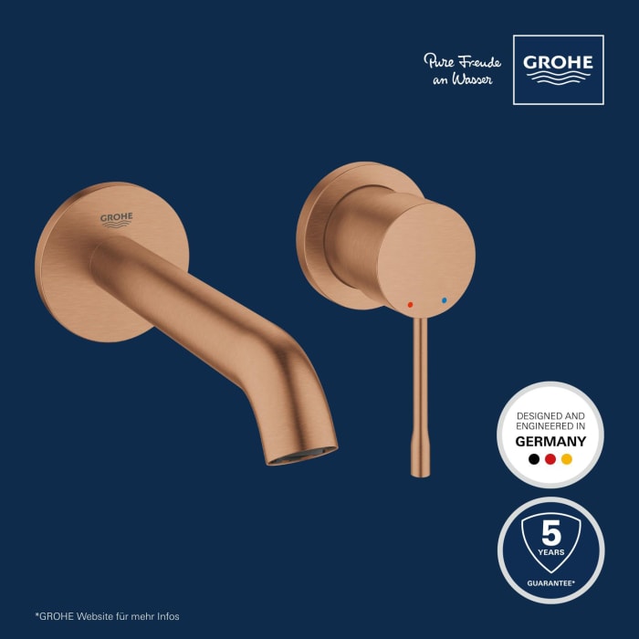 GROHE Essence Neu 2-Loch Waschtischbatterie mit kurzem Auslauf