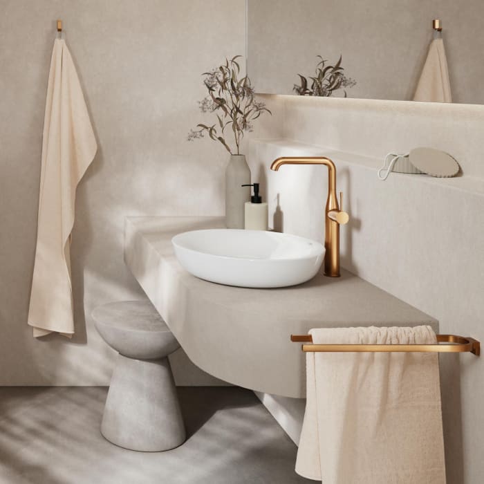 GROHE Essence New Einhand-Waschtischbatterie XL-Size für freistehende Waschschüsseln