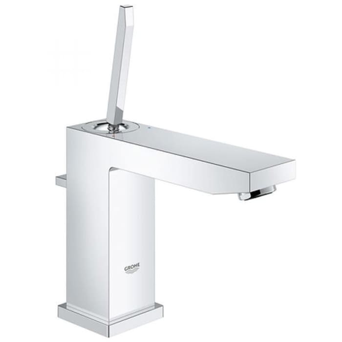 GROHE Eurocube Joy Einhand-Waschtischbatterie DIN 15 mit Ablaufgarnitur